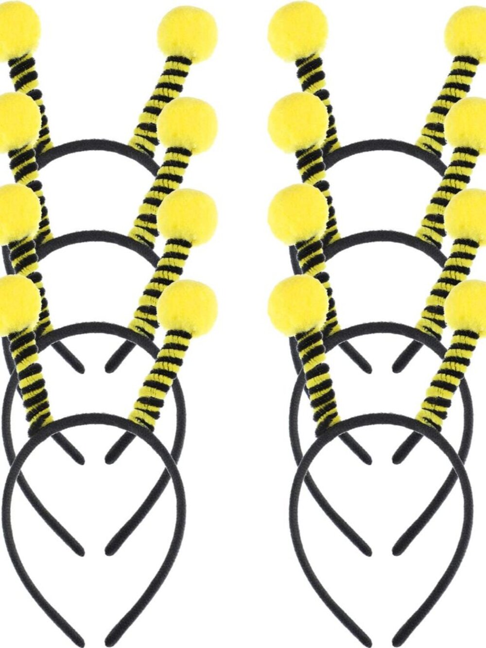 8 Pieces Bee Headband Antenna Boppers Party Favors,Style Set 1